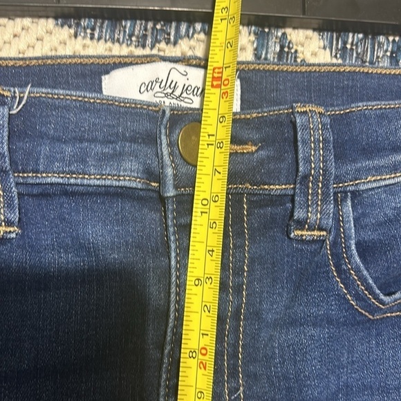 Carly Jean Los Angeles high rise distressed skinny jean - Picture 6 of 10